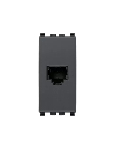 Vimar 20320 RJ11 Socket 6/4 Grey